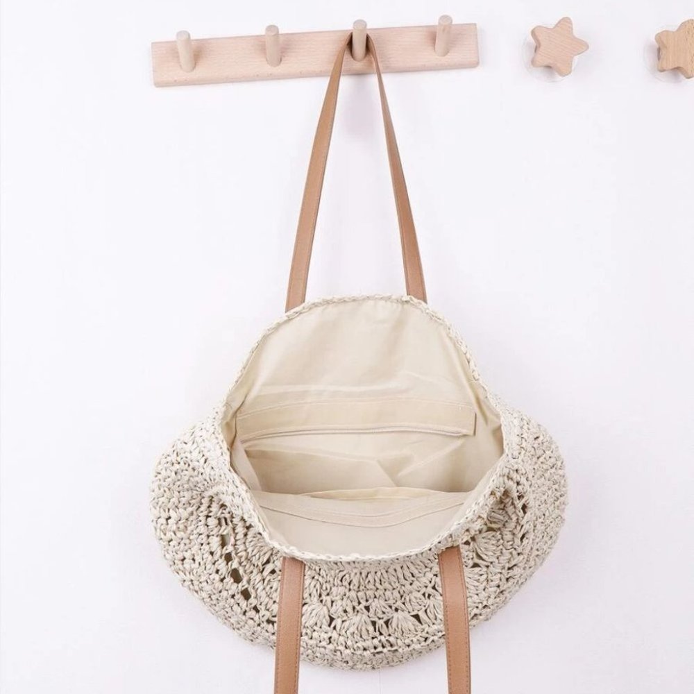 Straw Circle Bag - Picture 5 of 6